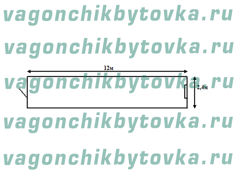 Раздевалка из БК 12м